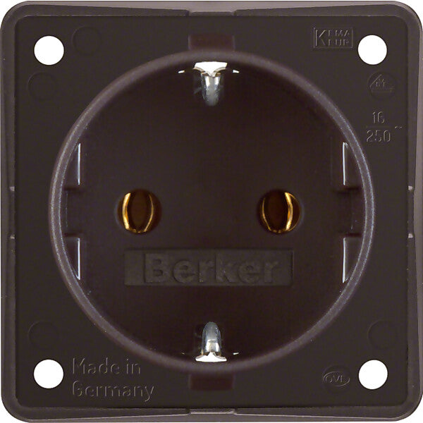 Hager/Berk Schuko-Steckd.br m.Steckklemmen 947782501